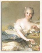 Jean Marc Nattier Anne Henriette of France represented as Flora Germany oil painting artist